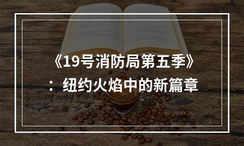 《19号消防局第五季》：纽约火焰中的新篇章