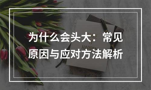为什么会头大：常见原因与应对方法解析