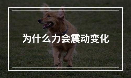 为什么力会震动变化