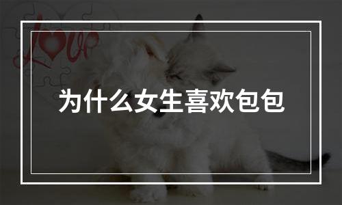 为什么女生喜欢包包