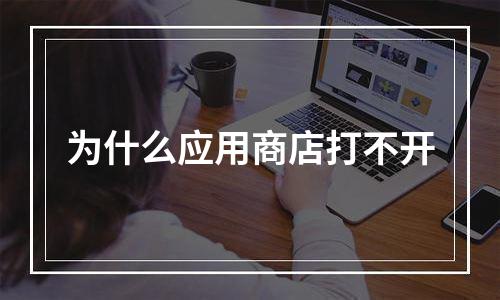 为什么应用商店打不开