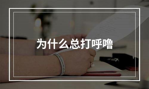 为什么总打呼噜