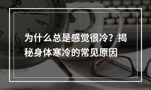 为什么总是感觉很冷？揭秘身体寒冷的常见原因