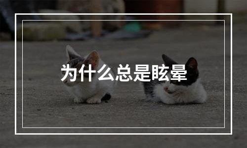 为什么总是眩晕