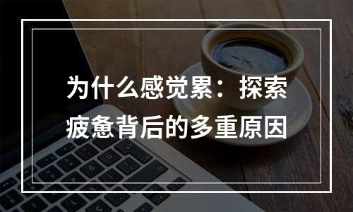 为什么感觉累：探索疲惫背后的多重原因