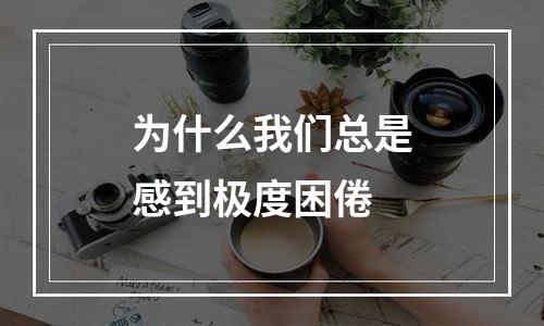 为什么我们总是感到极度困倦