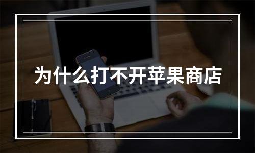 为什么打不开苹果商店