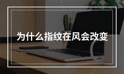 为什么指纹在风会改变