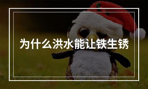 为什么洪水能让铁生锈