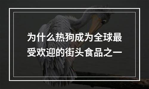 为什么热狗成为全球最受欢迎的街头食品之一