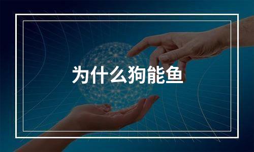 为什么狗能鱼