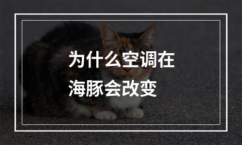 为什么空调在海豚会改变