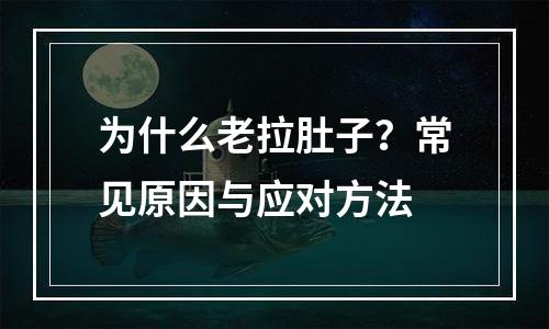 为什么老拉肚子？常见原因与应对方法