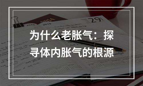 为什么老胀气：探寻体内胀气的根源