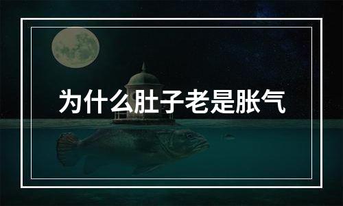 为什么肚子老是胀气