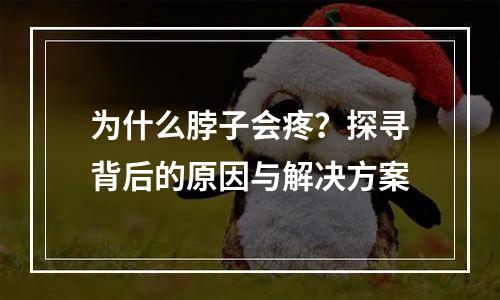 为什么脖子会疼？探寻背后的原因与解决方案
