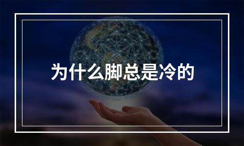 为什么脚总是冷的
