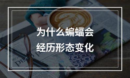 为什么蝙蝠会经历形态变化