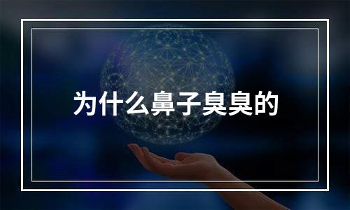 为什么鼻子臭臭的