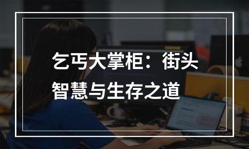 乞丐大掌柜：街头智慧与生存之道