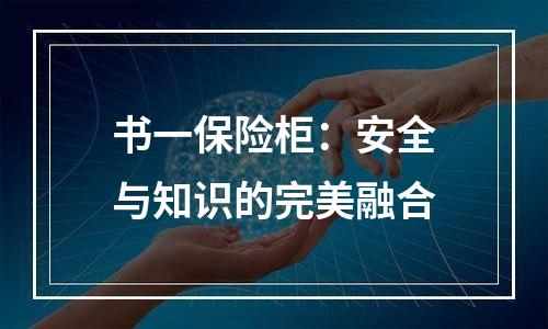 书一保险柜：安全与知识的完美融合
