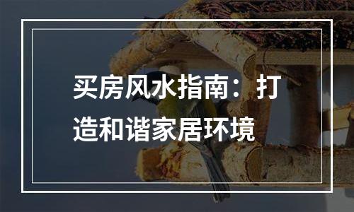 买房风水指南：打造和谐家居环境
