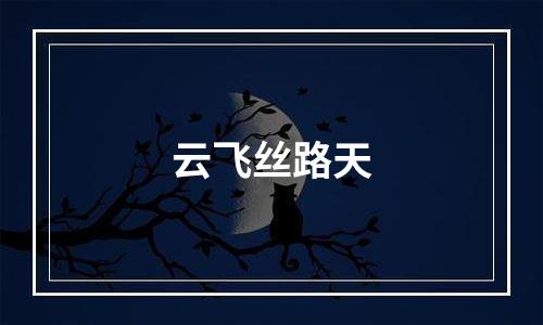 云飞丝路天
