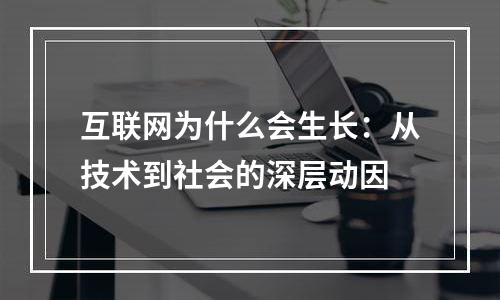 互联网为什么会生长：从技术到社会的深层动因