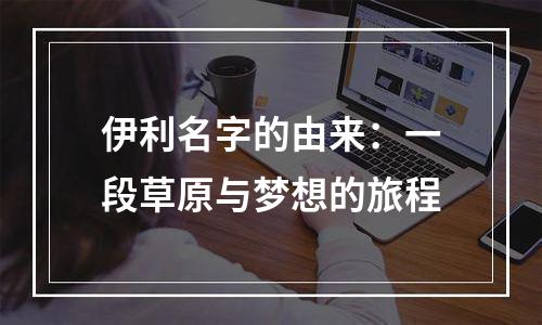 伊利名字的由来：一段草原与梦想的旅程