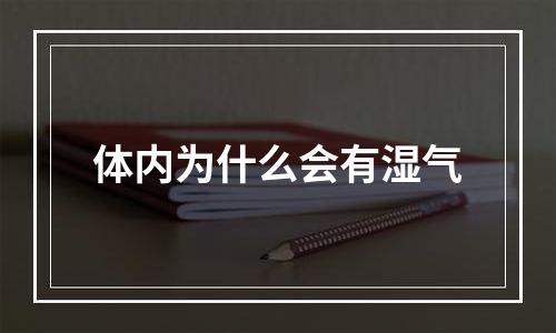 体内为什么会有湿气