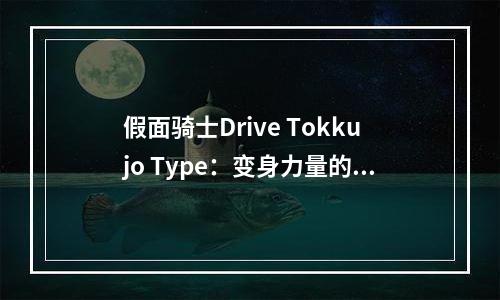 假面骑士Drive Tokkujo Type：变身力量的巅峰