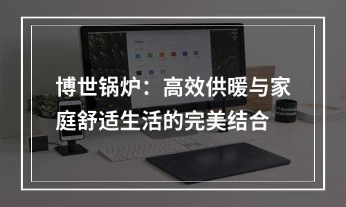 博世锅炉：高效供暖与家庭舒适生活的完美结合