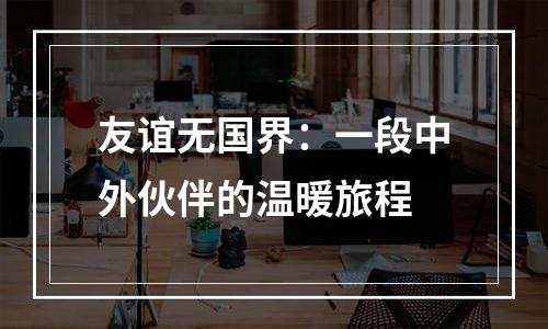 友谊无国界：一段中外伙伴的温暖旅程