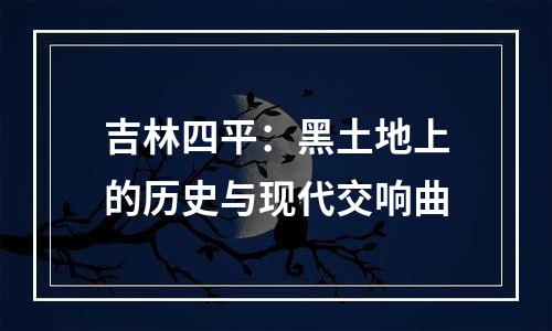 吉林四平：黑土地上的历史与现代交响曲