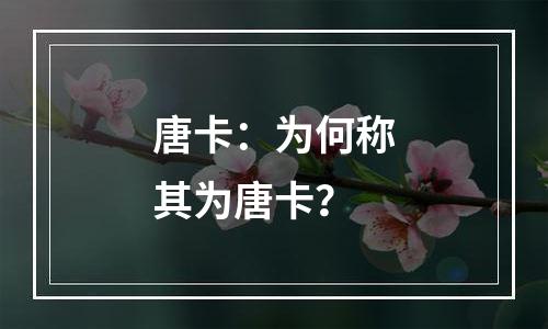 唐卡：为何称其为唐卡？