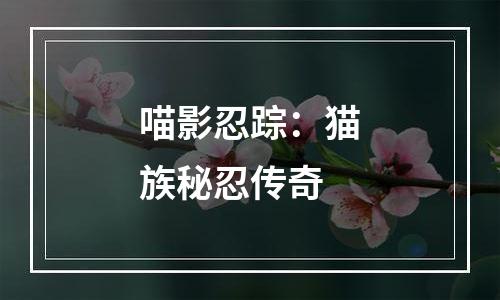 喵影忍踪：猫族秘忍传奇