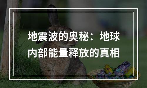 地震波的奥秘：地球内部能量释放的真相