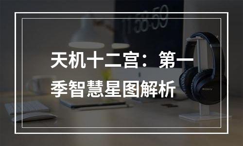 天机十二宫：第一季智慧星图解析
