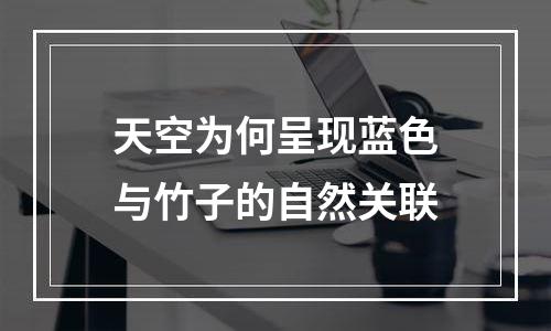 天空为何呈现蓝色与竹子的自然关联