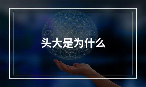 头大是为什么