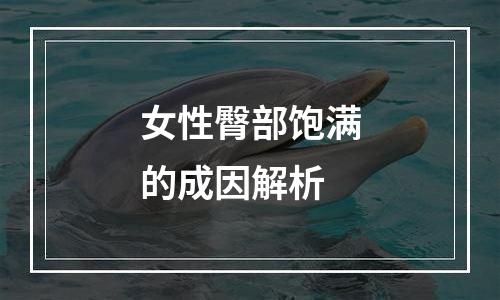 女性臀部饱满的成因解析