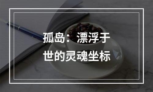 孤岛：漂浮于世的灵魂坐标
