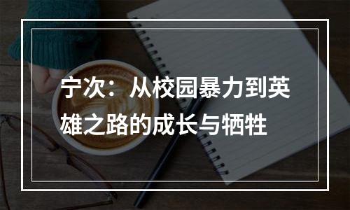 宁次：从校园暴力到英雄之路的成长与牺牲