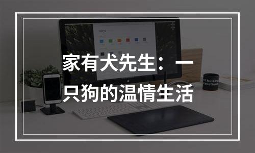 家有犬先生：一只狗的温情生活