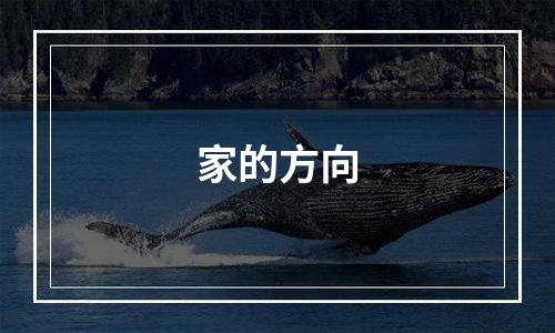 家的方向