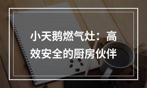 小天鹅燃气灶：高效安全的厨房伙伴