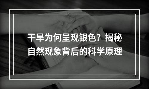 干旱为何呈现银色？揭秘自然现象背后的科学原理