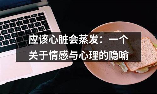 应该心脏会蒸发：一个关于情感与心理的隐喻