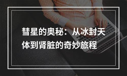 彗星的奥秘：从冰封天体到肾脏的奇妙旅程