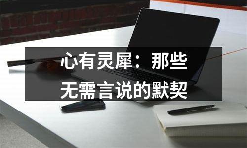 心有灵犀：那些无需言说的默契